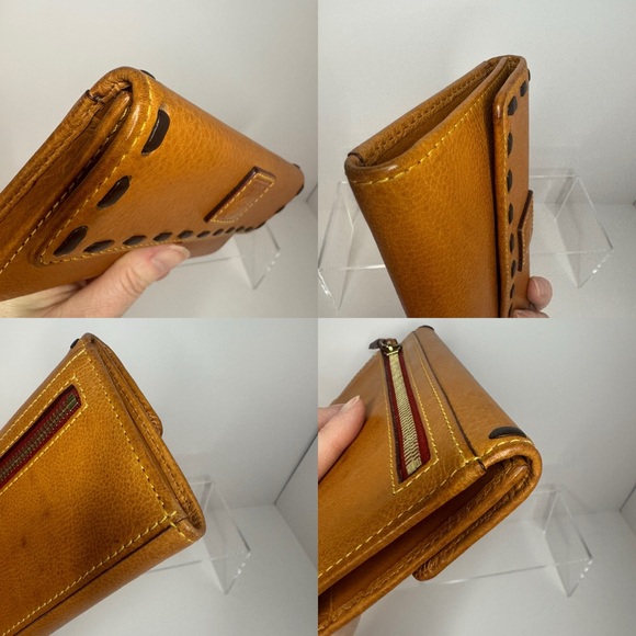 Dooney & Bourke Florentine Pebbled Leather Flap Continental Wallet - Picture 10 of 16